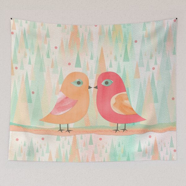 Item preview, Spring Birds designed and sold by fuzzyleaf.