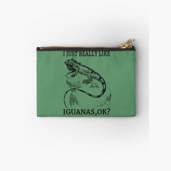 Item preview, I Just Really Like Iguanas, Ok? Cool Reptiles Fan T-Shirt designed and sold by Klimentina.