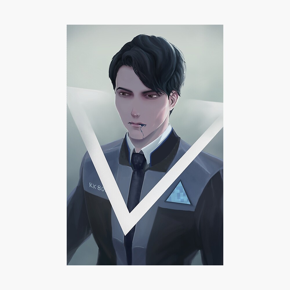 Connor Detroit become human (anime style)