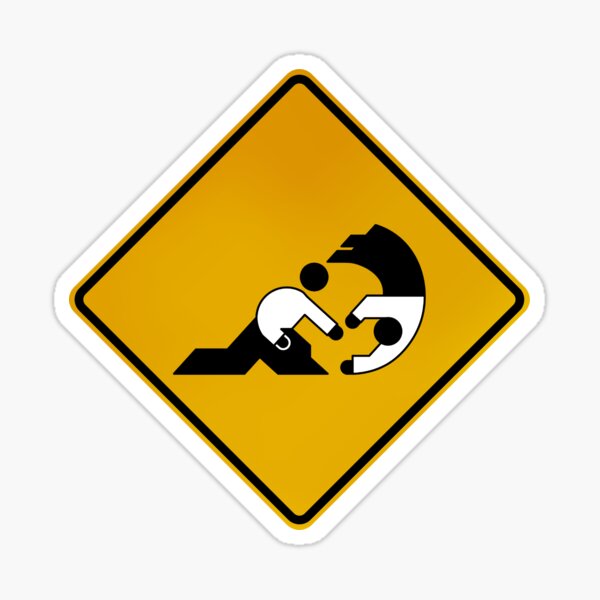 Akido - Warning Sign Sticker