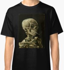 Vincent Van Gogh smoking skeleton Classic T-Shirt