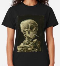 Vincent Van Gogh smoking skeleton Classic T-Shirt
