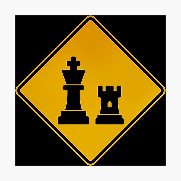 Item preview, Chess - Warning Sign designed and sold by fishdoctor.