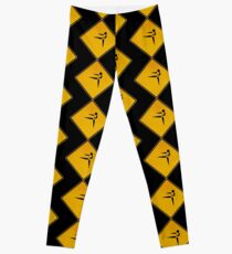 Karate - Warnzeichen Leggings