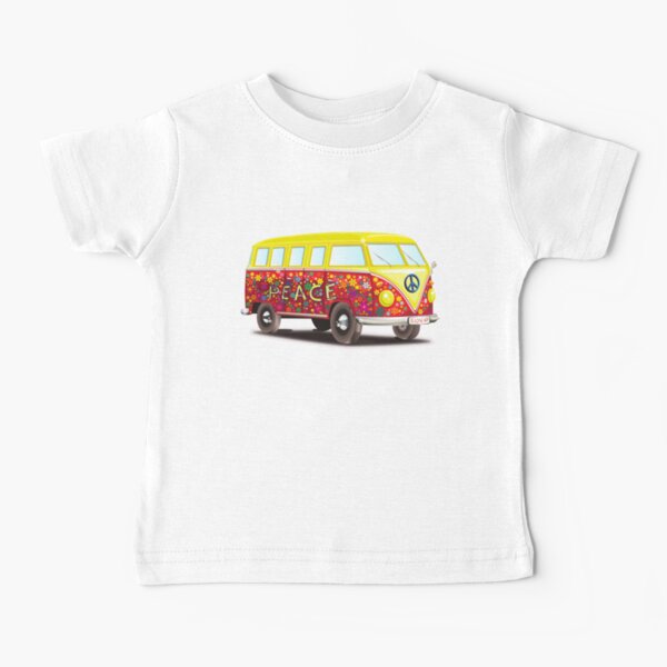 Bay Window Camper Van - Kids // Childrens T-Shirt Born To Camp Bus