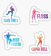 Best Mates / Floss / Take the L / Lama Bell Sticker