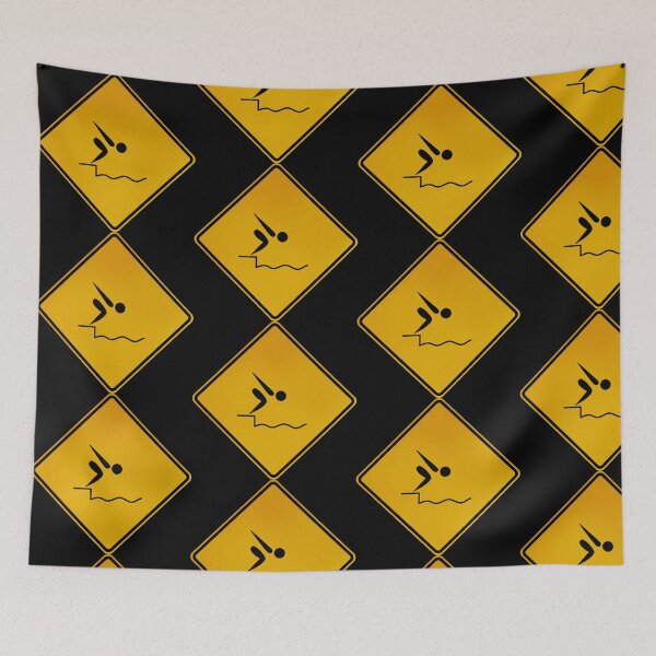 Item preview, Swimming - Warning Sign designed and sold by fishdoctor.