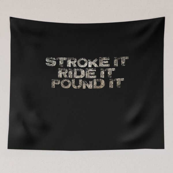 Item preview, Triathlon - Stroke It Ride It Pound It, Triathlon - Swim, Bike, Run, Funny Triathlete designed and sold by overstyle.
