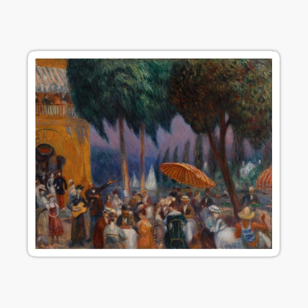 William James Glackens. Sunday on the Marne, 1915-16. Sticker