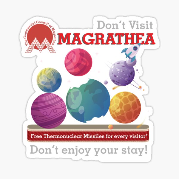 Item preview, Don't Visit Magrathea designed and sold by McPod.