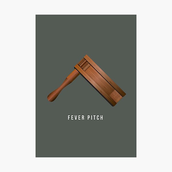 Fever Pitch - Alternative Movie Poster Photographic Print