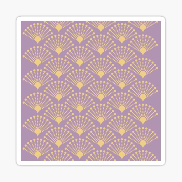 Weinlese-Art- DecoMusterpastellpunktpunkt Sticker
