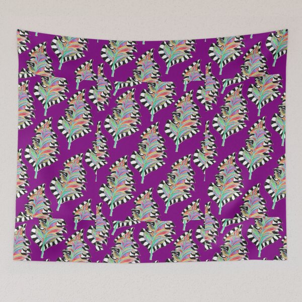Item preview, Zebra Leaf on Purple designed and sold by Chaotic-Coyote.