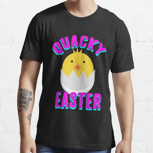 "Quacky Easter Funny Easter Shirt Chick in Egg Happy Easter" Tshirt