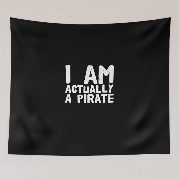 Item preview, I'm actually a pirate - Pirate Lover designed and sold by Captain Mood.