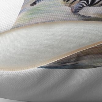 Alternate view of Running Wild Throw Pillow