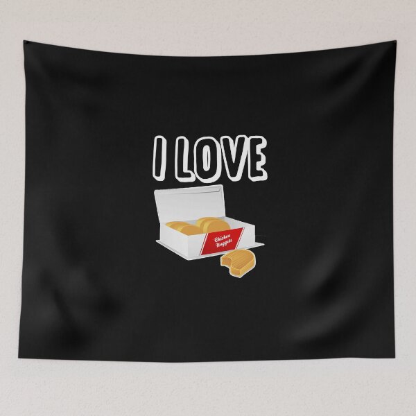 Item preview, I Love Heart Chicken Nuggets - Nuggets Lover designed and sold by Captain Mood.