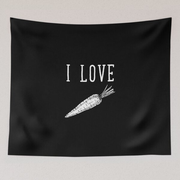 Item preview, Amo las zanahorias - para veganos saludables designed and sold by Captain Mood.