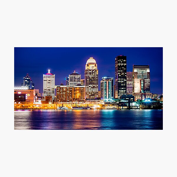 Louisville Kentucky Skyline Panorama On the Ohio River Fleece