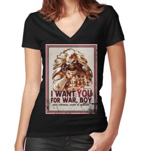 Fitted V-Neck T-Shirt