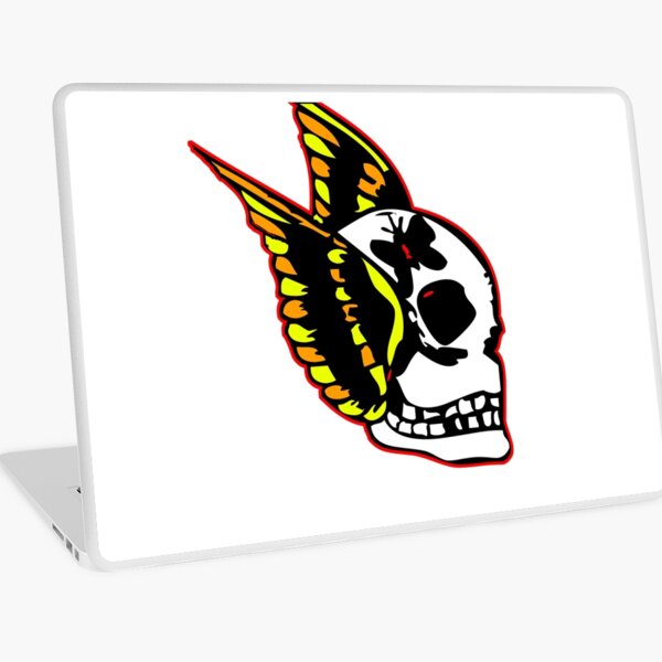 Butterfly Skull Laptop Skin