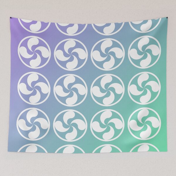 Item preview, Lauburu Pattern Basque Cross Symbol of Prosperity designed and sold by VikingRunes.