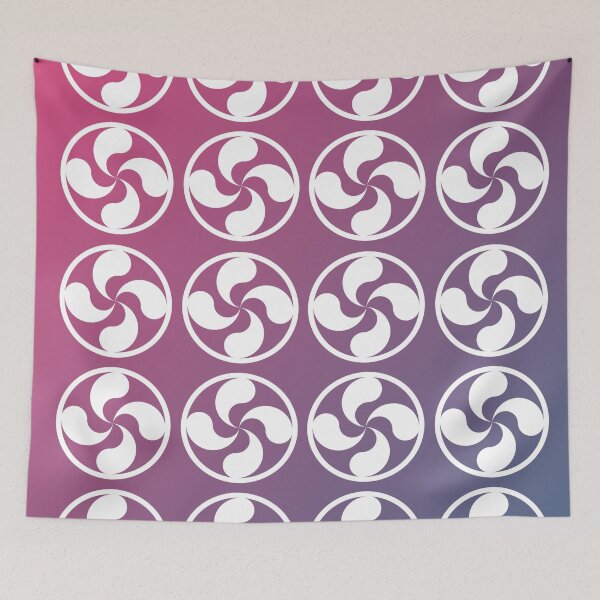 Item preview, Lauburu Pattern Basque Cross Symbol of Prosperity designed and sold by VikingRunes.