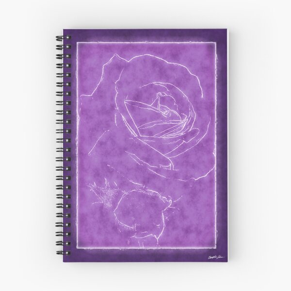 Item preview, Pink Roses in Anzures 2 Outlined Purple designed and sold by TravelPhotoArt.