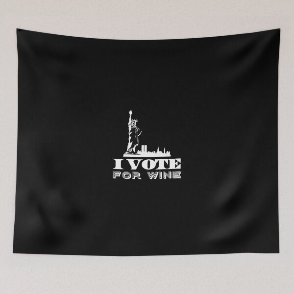 Item preview, I vote for wine - Wine lover designed and sold by Captain Mood.
