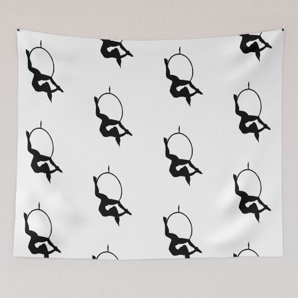 Item preview, Black Aerial Lyra Silhouette designed and sold by Aurora Gritti.