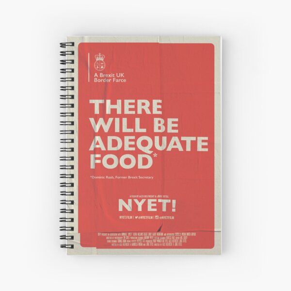 Adequate Food Notebook Spiral Notebook