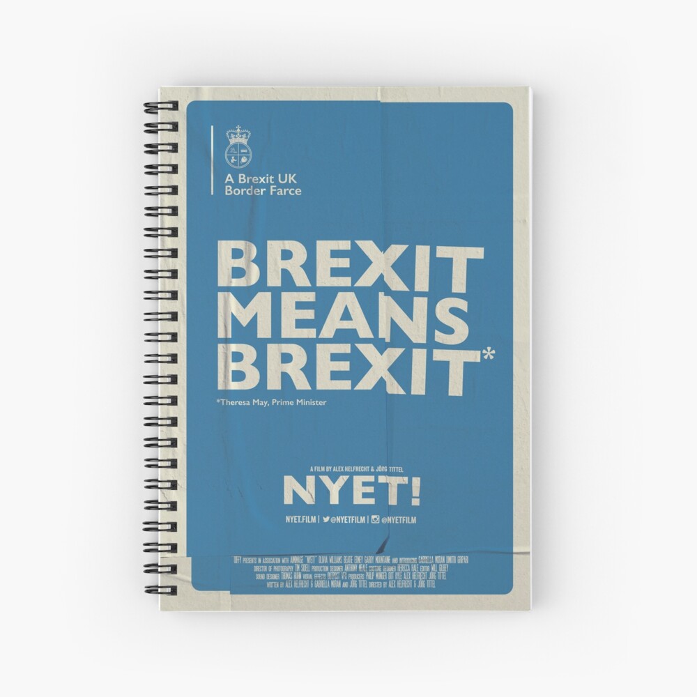 Brexit Notebook Spiral Notebook
