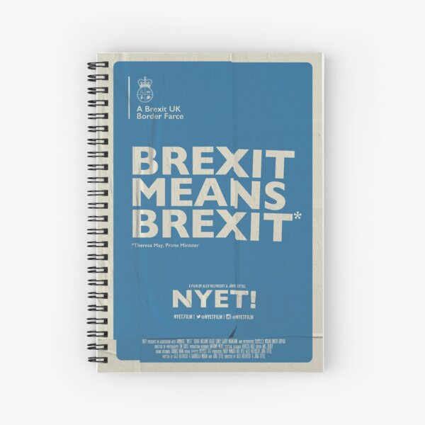 Brexit Notebook Spiral Notebook