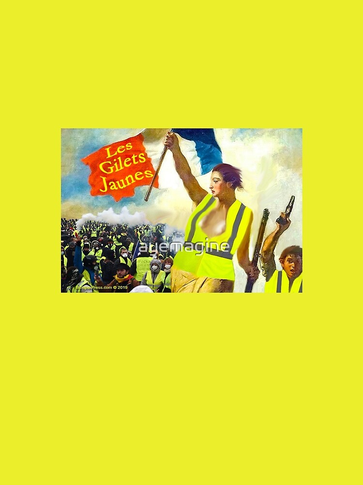 Les Gilets Jaunes - The Yellow Vests by ayemagine