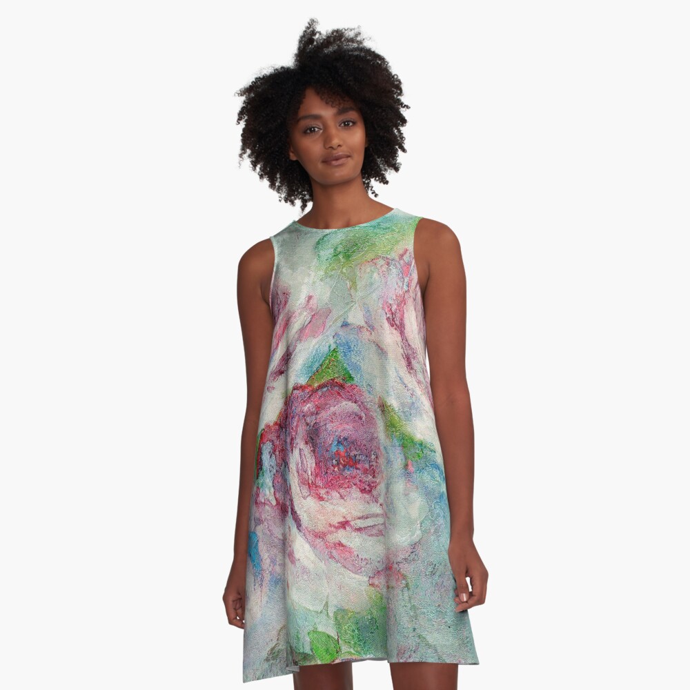 Memories of Roses A-Line Dress