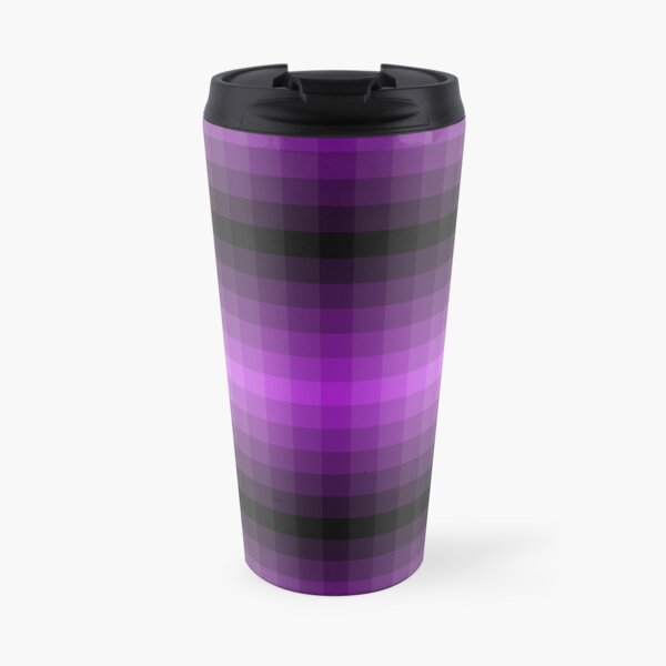 Purple + Greyscale Travel Mug