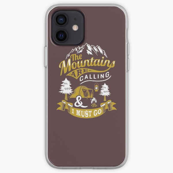 The Mountains Are Calling and I Must Go Shirt Mens and Women iPhone Soft Case