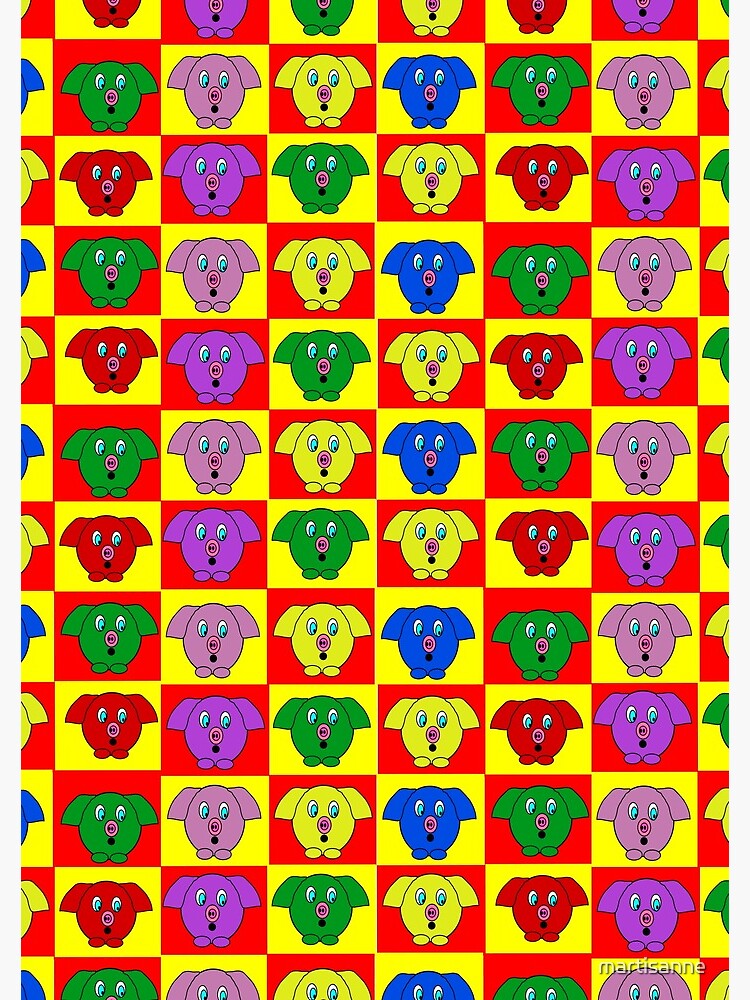 Mister Piggy in Tiles by martisanne