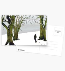First to cross Postcards