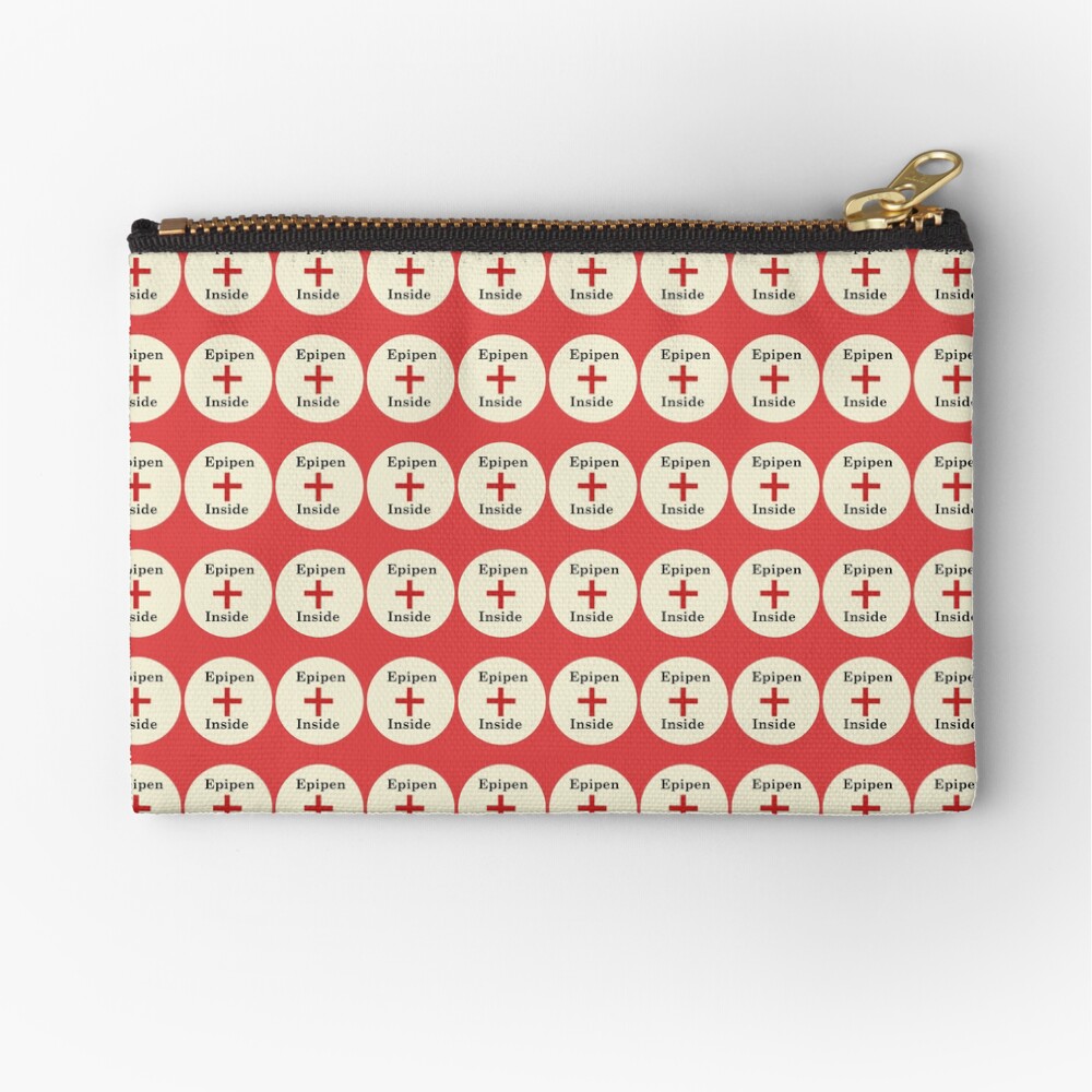 Epipen Inside Zipper Pouch