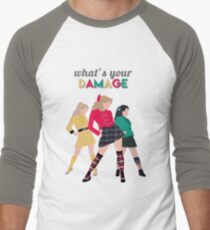 What's Your Damage? - Heathers the Musical Men's Baseball ¾ T-Shirt