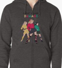 Was ist dein Schaden? - Heizt das Musical Hoodie mit Reißverschluss