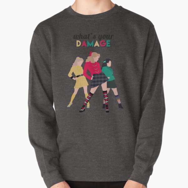 white distressed sweater