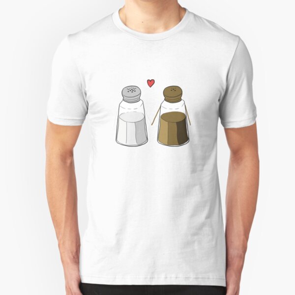 Salt and Pepper T-shirt ajusté
