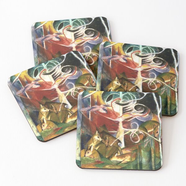 Item preview, Deer in the Forest, Franz Marc designed and sold by fourretout.