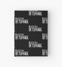 Cuaderno de tapa dura Profesora de español Maestra de español Profesora