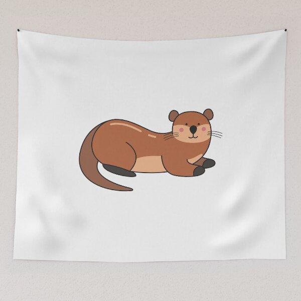 Artikelvorschau, Otter Tier niedlich Geschenk Zootier pelzig süß entworfen und verkauft von Franja2.