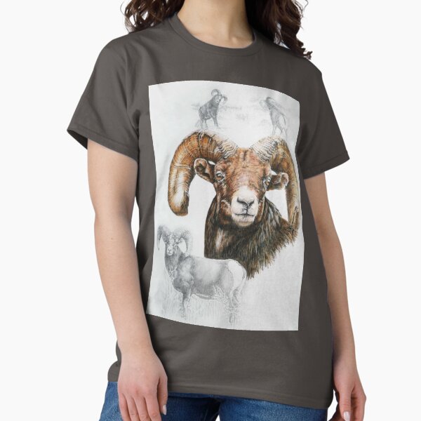 Item preview, North American Bighorn Sheep Collage designed and sold by BarbBarcikKeith.