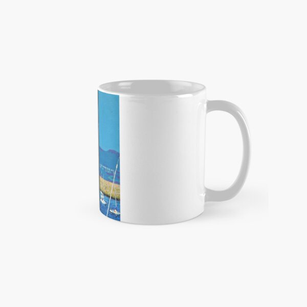 Dún Laoghaire Harbour and Howth Head Classic Mug