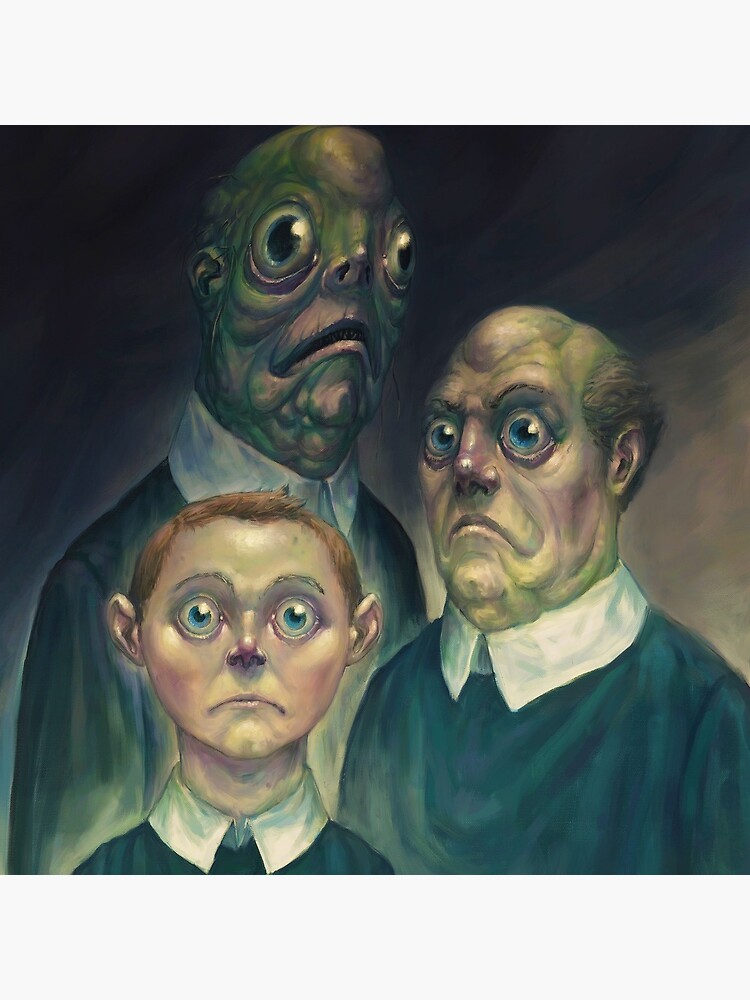 Lovecraft - Innsmouth Family Portrait by Damsa